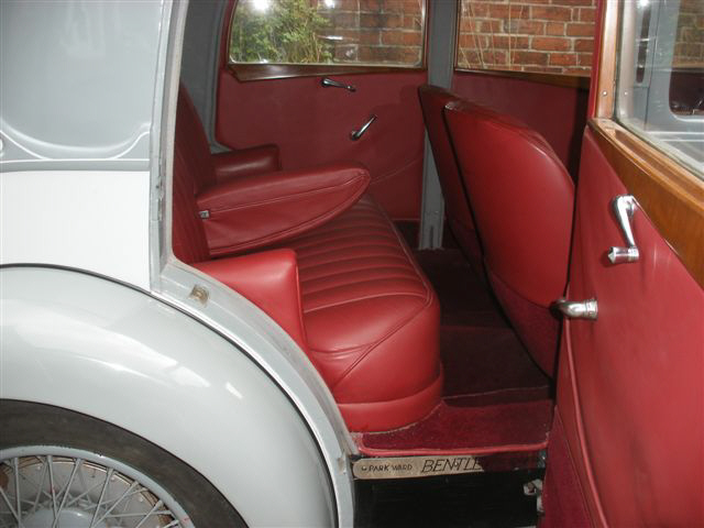 1934 Bentley interior detail