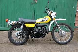 1976 Yamaha DT400 Yellow