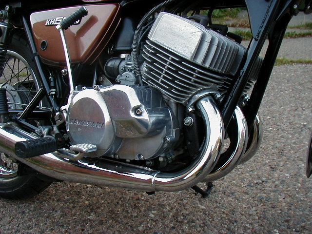Kawasaki KH500 engine