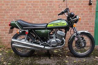 1974 Kawasaki H2B 750