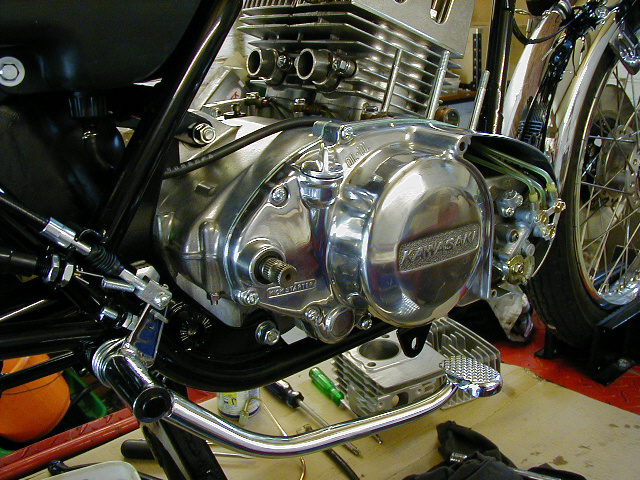 1978 Kawasaki KH400A4 being restored May 2009