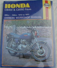 Haynes Manual CB400/4