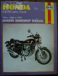 Honda CB750K sohc Haynes Workshop Manual