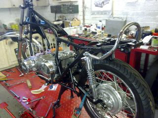 1976 Kawasaki Z900A4 being restored