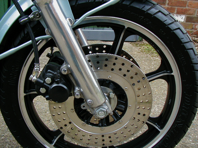 1978 Kawasaki Z1R front wheel detail