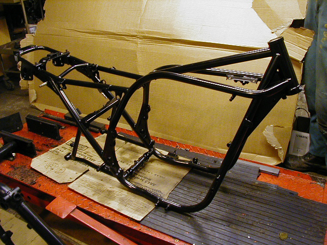 1976 Kawasaki Z900A4 - stage one - frame
